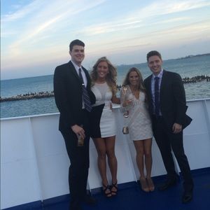 Black and white dress